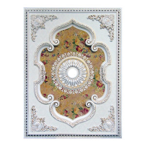 Artistry Lighting White Frame Ceiling Medallion Rectangular