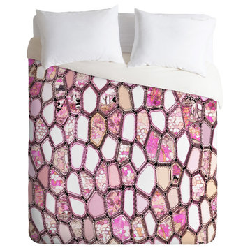 Deny Designs Ingrid Padilla Pink Cells Duvet Cover-Lightweight