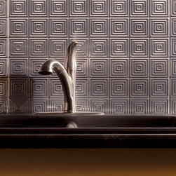 Fasade Miniquattro, Brushed Aluminum - Home Decor