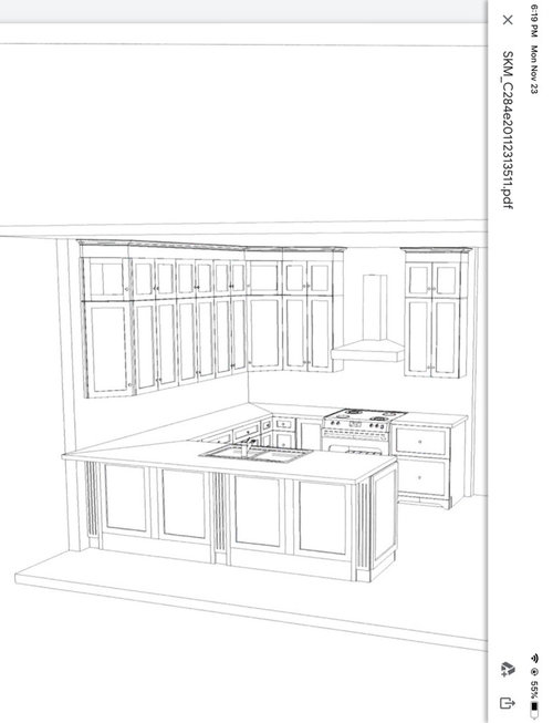 Help with location of microwave in new kitchen design