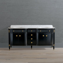 Regency Bow Front 72" Double Bath Vanity - Bathroom Vanities And Sink Consoles