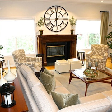 Lovely, Neutral, Eclectic , Craftsman Style Great Room~