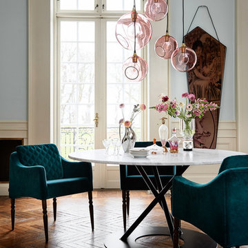 Ballroom Light Pendants, Pink Bubble Lights - MB Collection
