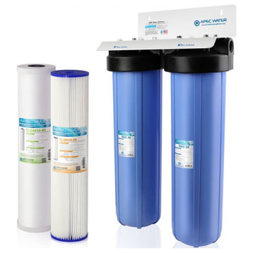APEC 20" BB Whole House Multi Purpose Sediment and Carbon Water Filter System