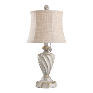 Cameron Table Lamp, Antique White, Antique White, Beige - Farmhouse - Table  Lamps - by StyleCraft | Houzz