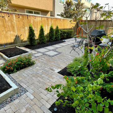 Pathways and Blooms- A Backyard Transformation