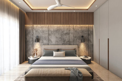 Inspiration for a bedroom remodel in Delhi