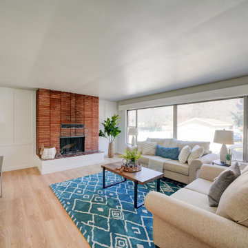 Interior Paint of Kitchen and Living Room