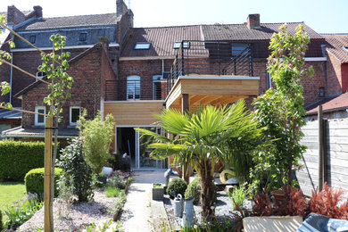 Idée de décoration pour une terrasse.