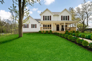 Example of an exterior home design in Indianapolis