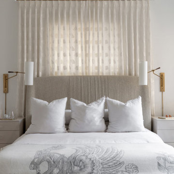 Gracefully Neutral Principal Bedroom, Great Neck, NY