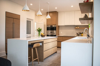 Inspiration for a scandinavian kitchen remodel in Toronto