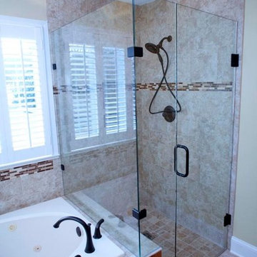 Level entry shower