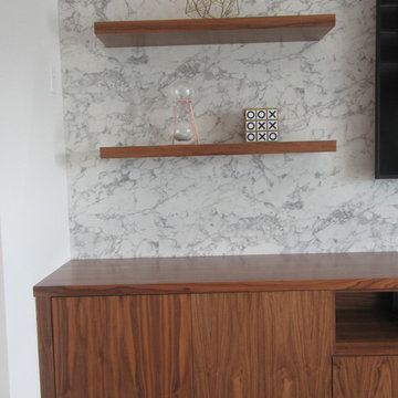 Walnut Wall Units