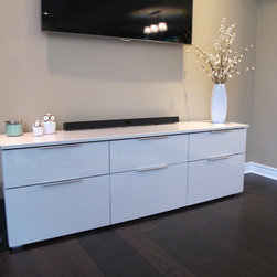 Modern High Gloss TV Unit - Furniture