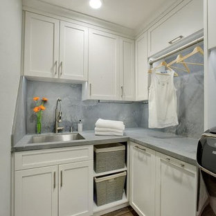75 Beautiful White Laundry Room With Concrete Countertops Pictures