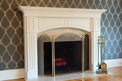 Elegant living room photo in New York