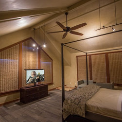 Motorized Shades - Roman Shades