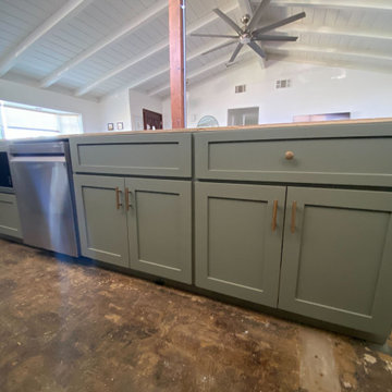 Kim Kitchen Retrofit and New Custom Island