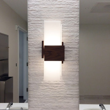 Acuo LED Wall Sconce in Bathroom