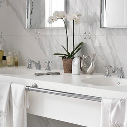 Corian&reg; Glacier White - Vanity Tops And Side Splashes