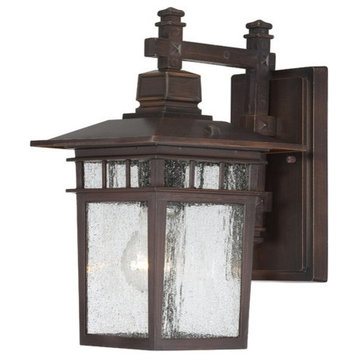 Cove Neck 1-Light Outdoor Wall in Rustic Bronze