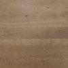 Amisco Kane Extendable Dining Table, Beige Distressed Wood / Dark Brown Metal
