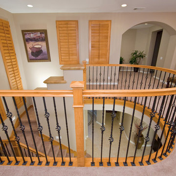 Ladera Ranch - Curved Railing Loft Addition