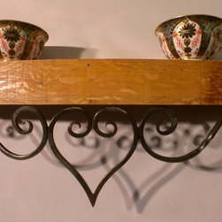 wine barrel stave shelf - Products