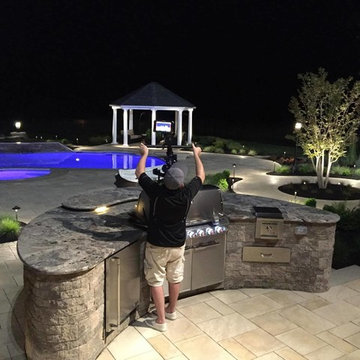 Paradise Pool Project Designed & Built by Garden Artisans LLC, Cranbury, NJ