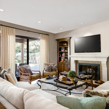 Mediterranean Family Room Emerges!