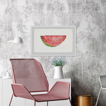 "Watermelon II" Framed Painting Print