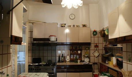 До и после: Кухня в Риме, где прорубили окно