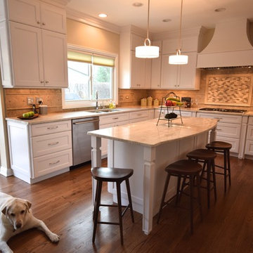 Transitional Style Bright Kitchen