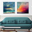 "West Coast Blues II" Printed Canvas by Scott Naismith, 85x85 Cm