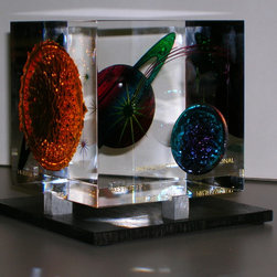 Glass Space cube - Artwork