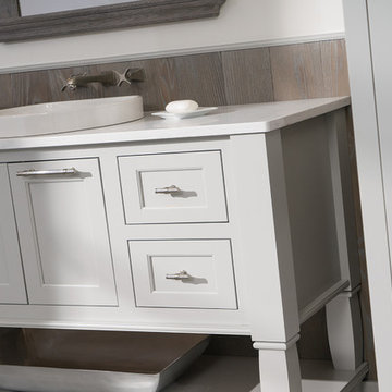 Luxurious Lakeshore Cottage Powder Room