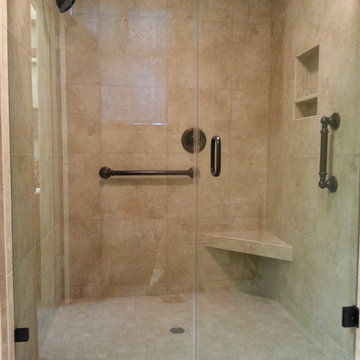 heavy glass enclosure