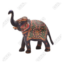 TRADITIONAL MEENAKARI ELEPHANT - Decorative Objects And Figurines