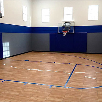 SnapSports Maple XL® Home Indoor Basketball Court Gym