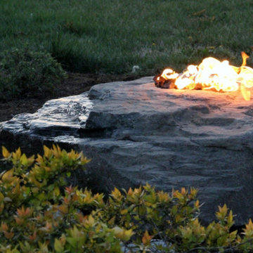 Handcrafted Bubbling Rock Fountains