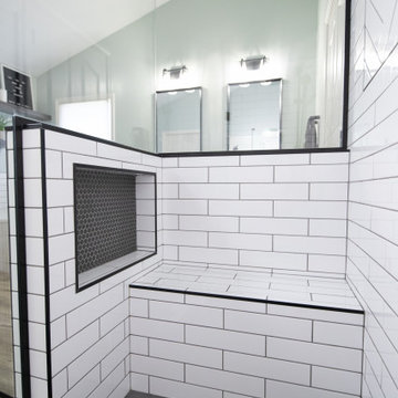 Classic Bathroom Renovation with Tiled Shower