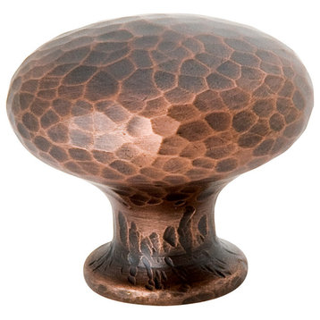Emtek 86037 Arts and Crafts 1-1/4 Inch Mushroom Cabinet Knob - Oil Rubbed