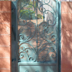 Wrought Iron Side Gate - Home Fencing And Gates