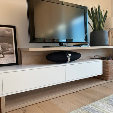 Laura and Mike's - bespoke Modern TV unit