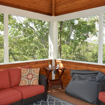 Ipe Deck With Screen Porch To Match Home