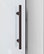 DreamLine Enigma-XO 44-48x76 Sliding Shower Door, Oil Rubbed Bronze