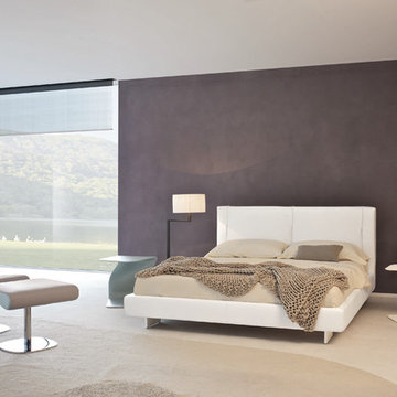 Happy Bed, Duffy Tables & Kandor Chair and Ottoman