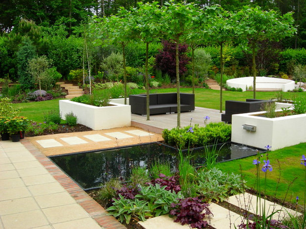 Современный Сад by Landscape Design by James Brunton-Smith Limited