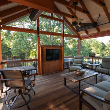 A Back Porch Addition & Deck Made for Sundays